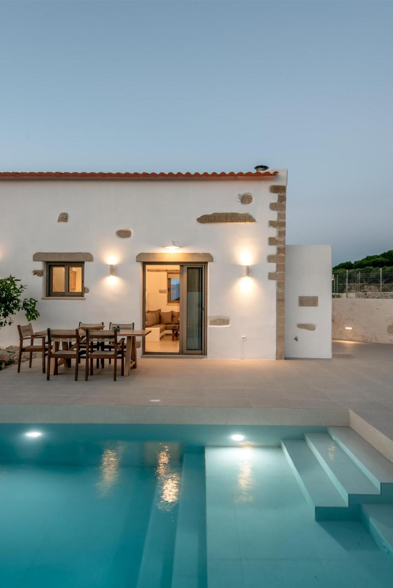 Villa Froudi Near Falaserna Beach Kíssamos Exterior foto